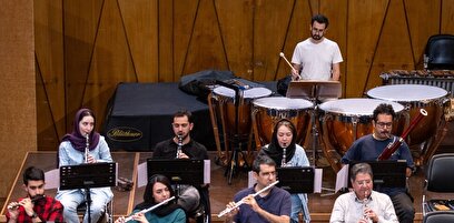 تمرین ارکستر ملی ایران تمرین ارکستر ملی ایران