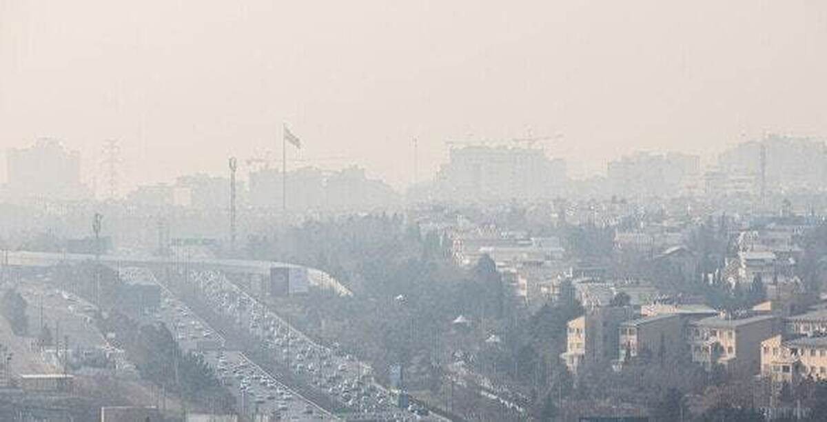 افزایش آلودگی هوای تهران با بروز وارونگی دما