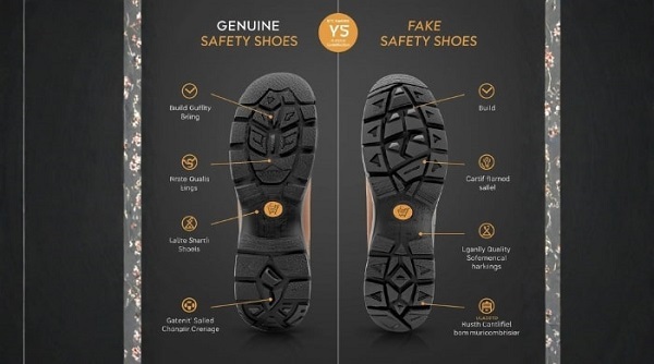 تشخیص کفش ایمنی اصل و فیک