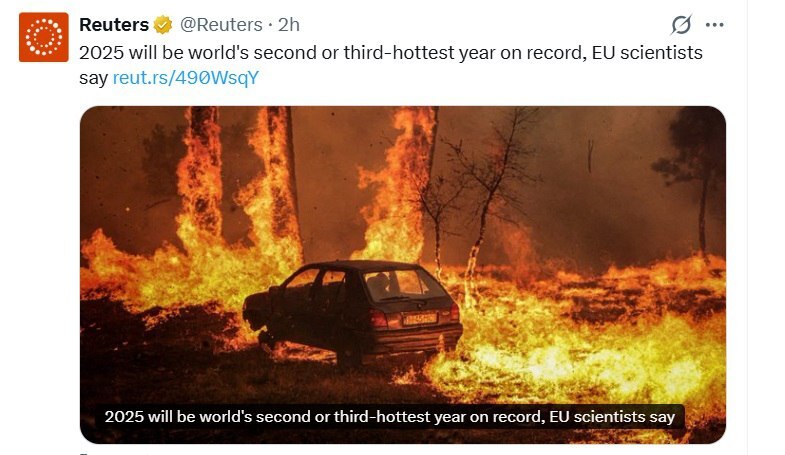 گرمای تاریخی سال ۲۰۲۵