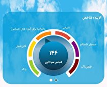 تداوم هوای ناسالم تهران برای گروه‌های حساس