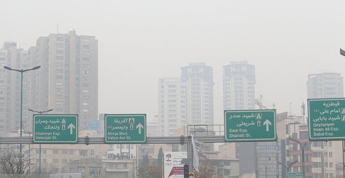 هوای تهران برای هفتمین روز متوالی دروضعیت «قرمز»