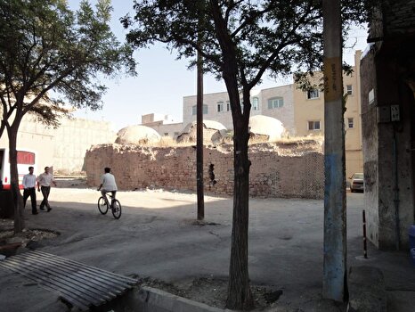 تخریب حمام تاریخی ربع رشیدی تبریز در سکوت نهادهای مسئول / یکی از ارزشمندترین بخش‌های میراث غازانی از بین رفت