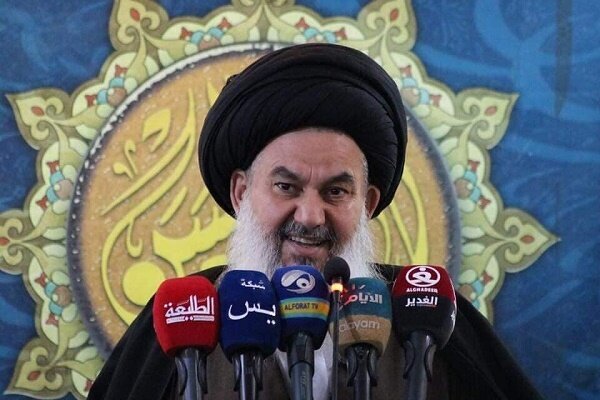 امام جمعه بغداد: نبرد امروز صرفاً نزاع ایران و آمریکا نیست امام جمعه بغداد: نبرد امروز صرفاً نزاع ایران و آمریکا نیست