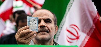 تجمع مردمی «تا پای جان برای ایران» در میدان فلسطین