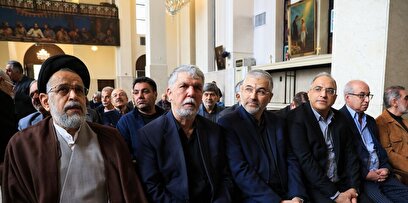 مراسم چهلم رهبر شهید در کلیسای سرکیس مقدس تهران