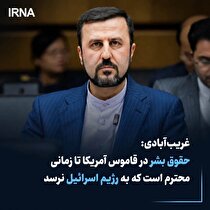 حقوق بشر در قاموس آمریکا تا زمانی محترم است که به رژیم اسرائیل نرسد