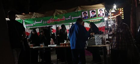 هفتاد و هشتمین جلوه خدمت عاشقانه؛ موکب شهدای رزکان در مسیر ولایت و امید