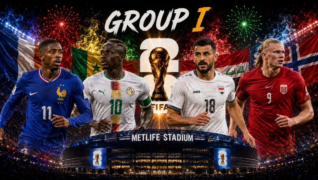 گروهی جالب با حضور فرانسه، سنگال، نروژ و عراق در یک قاب گروهی جالب با حضور فرانسه، سنگال، نروژ و عراق در یک قاب
