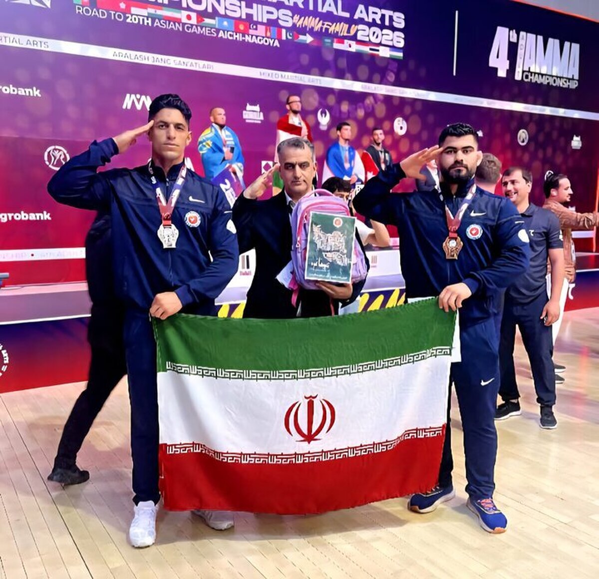 جایگاه چهارمی MMA ایران در قهرمانی آسیا