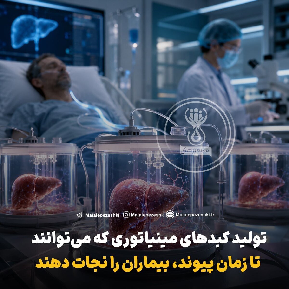 تولید کبدهای مینیاتوری که می‌توانند تا زمان پیوند، بیماران را نجات دهند!
