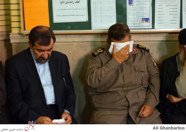 محسن رضایی و سرلشکر فیروزآبادی