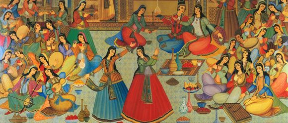 در ایران باستان، گاهشماری به گونه امروزی وجود نداشته و از سیستم گاهشماری به نام گاهنبار استفاده می کردند که کهن ترین گاهشمار شناخته شده ایرانی است.در این سیستم، به جای دوازده ماه، هشت بخش وجود داشت که شامل چهار فصل و چهار نیم فصل می شد. پس از پایان این هشت بخش، سال نو را که مصادف بود با اول تابستان، جشن می گرفتند. این قضیه را می توان از صحبت پدربزرگ ها و مادربزرگ ها فهمید که به جای اینکه اسم ماه خاصی را بیاورند، می گویند امروز بیستم بهار است یا اینکه پنج روز به تابستان مانده. هرکدام از این بازه های زمانی، نام و جشنی ویژه داشت که جشن مربوط به روز پانزده اردیبهشت، جشن باربد یا جشن میانه بهار بود.
