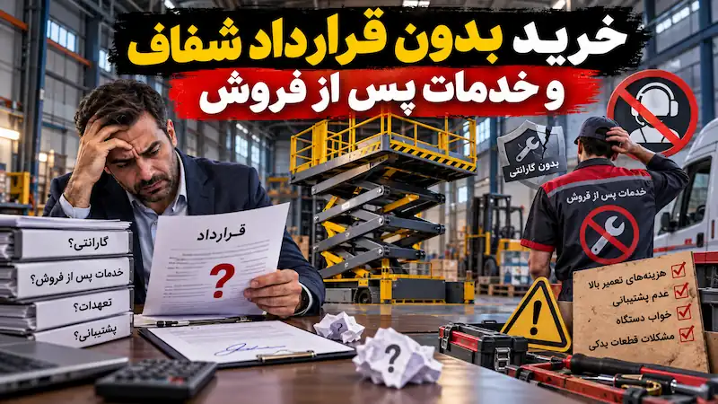 چرا خرید بالابر هیدرولیکی ارزان گاهی گران تمام میشود؟ 7 اشتباه پرهزینه قبل از خرید