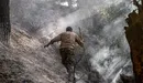 آتش سوزی منطقه حفاظت شده جهان نمای در گلستان
