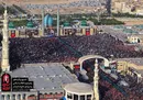 پیکر مطهر «آقای شهید ایران» در آغوش جمعیت گسترده عزاداران