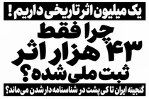 یک میلیون اثر تاریخی داریم؛ چرا فقط ۴۳ هزار اثر ثبت ملی شده؟ / گنجینه ایران تا کی پشت درِ شناسنامه‌دار شدن می‌ماند؟