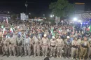 اجتماع پیشمرگان مسلمان کُرد در میدان آزادی سنندج