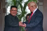ترامپ: رابطه‌ام با کیم‌جونگ‌اون خوب است چون ۱۱۲ بمب اتم دارد