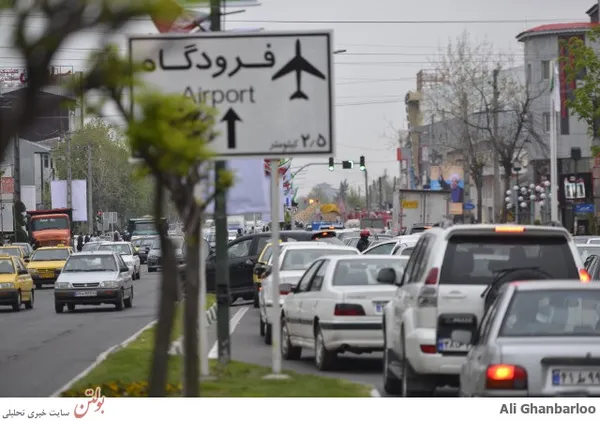 ترافیک سنگین در تمامی خیابانهای اطراف محل حادثه