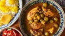 طرز تهیه خورش گوجه سبز (آلوچه) + فیلم