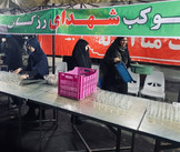 برپایی یکصد و هشتمین خیمه عشق در بلوار انقلاب؛ موکب شهدای رزکان در خدمت عزاداران حسینی