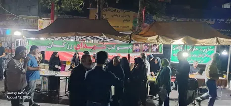 ۱۵۸ شب خدمت بی‌منت؛ موکب شهدای رزکان همچنان در کنار مردم شهریار