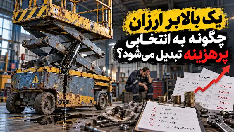 چرا خرید بالابر هیدرولیکی ارزان گاهی گران تمام میشود؟ 7 اشتباه پرهزینه قبل از خرید