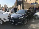 برخورد خاور با ۱۵ خودرو در بلوار سیمون بولیوار تهران