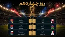 نبرد برای صعود و صدرنشینی؛ روز چهاردهم جام جهانی زیر ذره‌بین