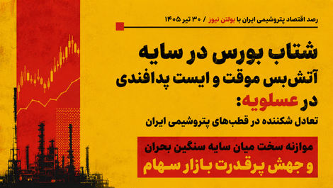 شتاب بورس در سایه آتش‌بس موقت و ایست پدافندی در عسلویه: تعادل شکننده در قطب‌های پتروشیمی ایران / موازنه سخت میان سایه سنگین بحران و جهش پرقدرت بازار سهام