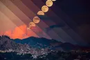 طلوع بی‌نظیر ماه در عکس روز ناسا