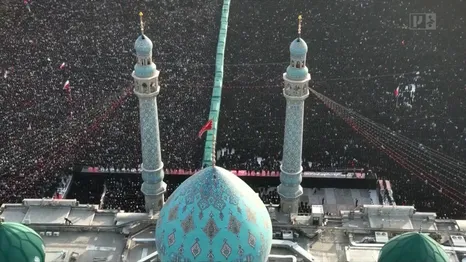 نماز مشتاقان ولایت بر پیکر آقای شهید ایران در میعادگاه عاشقان اقامه شد