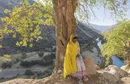 عکس/شاد زیر درخت بلوط