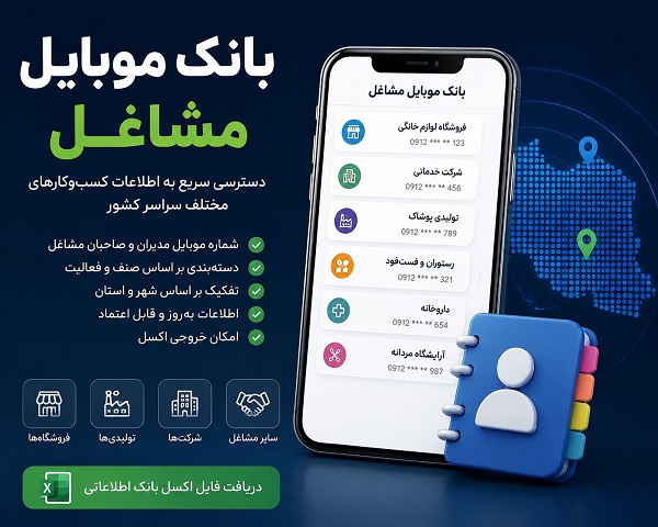راهنمای جامع بازاریابی هدفمند با بانک موبایل مشاغل و اصناف راهنمای جامع بازاریابی هدفمند با بانک موبایل مشاغل و اصناف