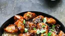 طرز تهیه مرغ کنجدی + فیلم
