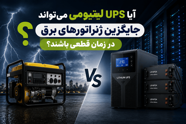آیا UPS لیتیومی میتواند جایگزین ژنراتورهای برق در زمان قطعی باشند؟ آیا UPS لیتیومی میتواند جایگزین ژنراتورهای برق در زمان قطعی باشند؟