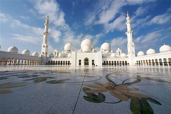 مسجد جامع شیخ زاید در ابوظبی &ndash; امارات متحده عربی