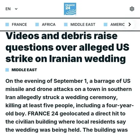 ابهام زدایی درباره حمله آمریکا