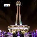 برج میلاد میزبان زائران می‌شود
