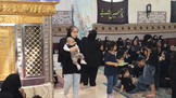 نوای «یا علی‌اصغر(ع)» در آستان مقدس امامزادگان احمد و رضا(ع) رزکان طنین‌انداز شد