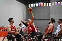 پیروزی مردان بسکتبال با ویلچر ایران برابر عراق