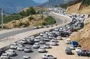 ترافیک سنگین در آزادراه تهران_شمال؛ صبح امروز ۵ شهریور