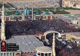 پیکر مطهر «آقای شهید ایران» در آغوش جمعیت گسترده عزاداران