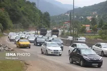 ترافیک سنگین در جاده چالوس و هراز