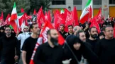 آغاز اجتماع خون‌خواهی اقای شهید ایران در پیاده‌روی جاماندگان اربعین