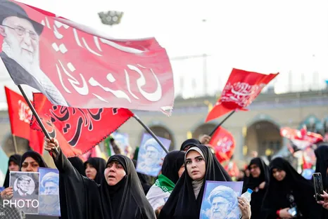 مراسم وداع با رهبر شهید انقلاب