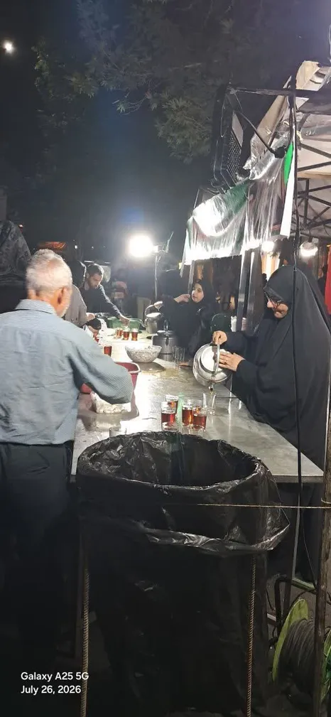 یکصد و چهل و دومین شب؛ موکب شهدای رزکان همچنان روشن، همچنان در کنار مردم