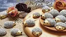 طرز تهیه شیرینی مدل جوجه تیغی + فیلم