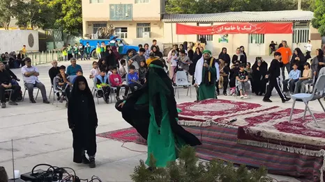 آستان مقدس امامزادگان احمد و رضا(ع) رزکان، میزبان تعزیه‌خوانی باشکوه هفتمین شب شهادت سیدالشهدا(ع)